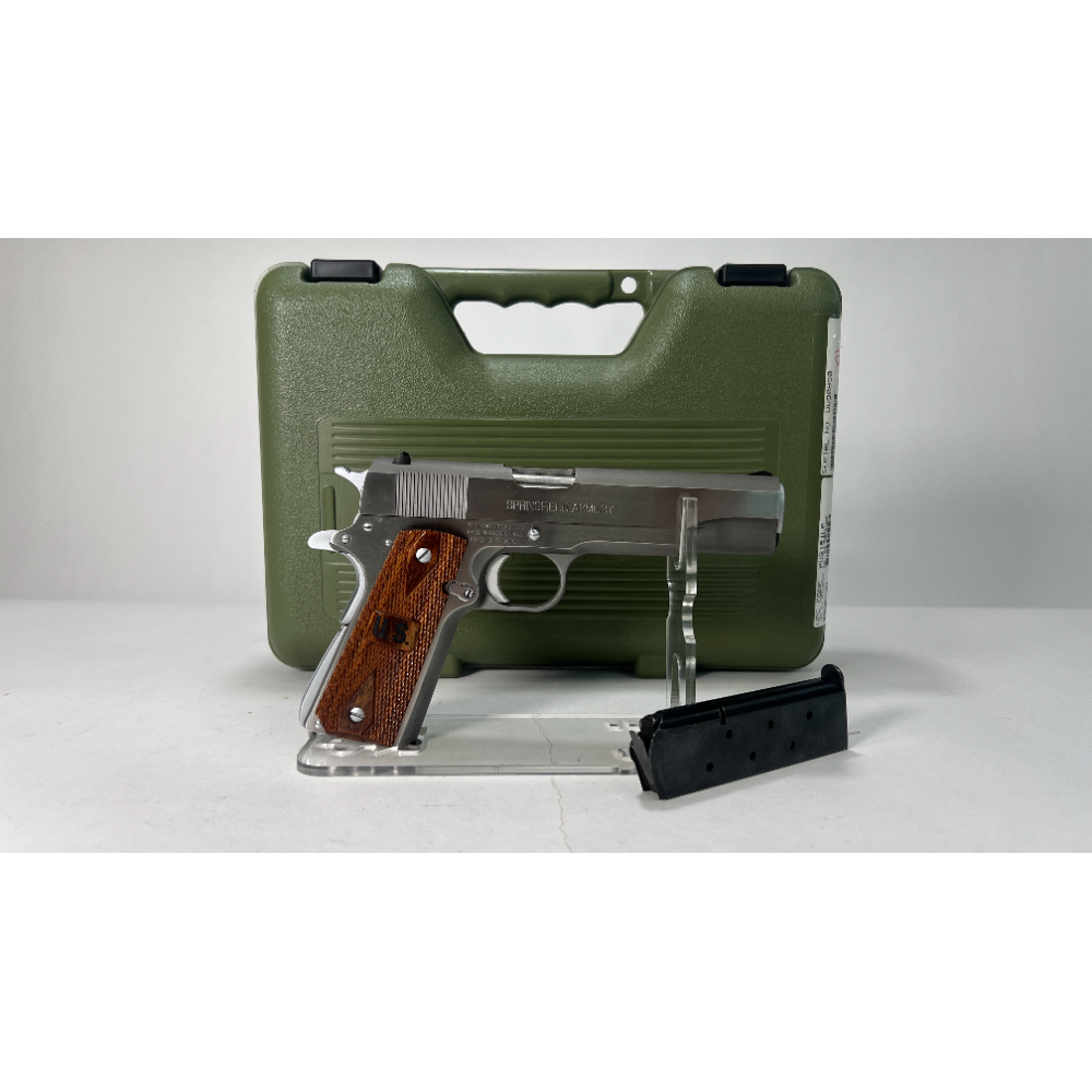 Mil-Spec  Springfield Armory 1911-A1  Pistol - .45 ACP  WW90890 - Stainless Steel thumbnail