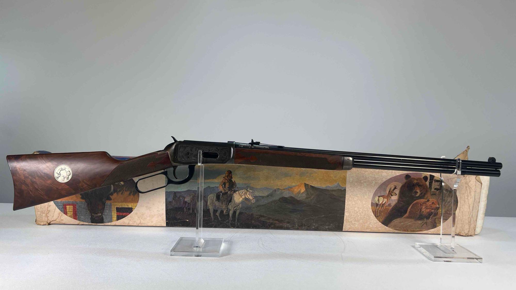 Winchester Model 94 Legendary Frontiersmen Commemorative .38-55 Rifle thumbnail